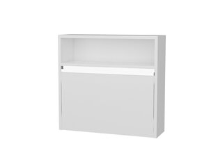 Transformējams skapītis - galds Kalune Design 756, balts/brūns cena un informācija | Datorgaldi, rakstāmgaldi, biroja galdi | 220.lv