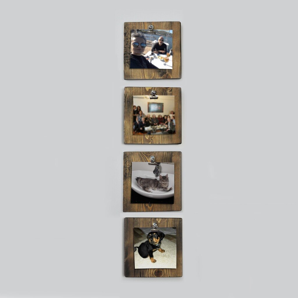 Foto turētāju komplekts Kalune Design 1776, brūns cena un informācija | Foto rāmji, foto albumi | 220.lv