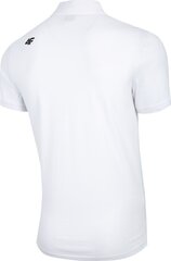 Polo krekls vīriešiem 4F, balts cena un informācija | Vīriešu T-krekli | 220.lv