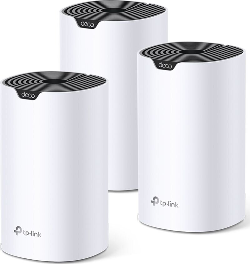 Rūteris TP-LINK Whole Home Mesh Wi-Fi System Deco S4 (3-Pack) 802.11ac, 300+867 Mbit cena un informācija | Rūteri (maršrutētāji) | 220.lv