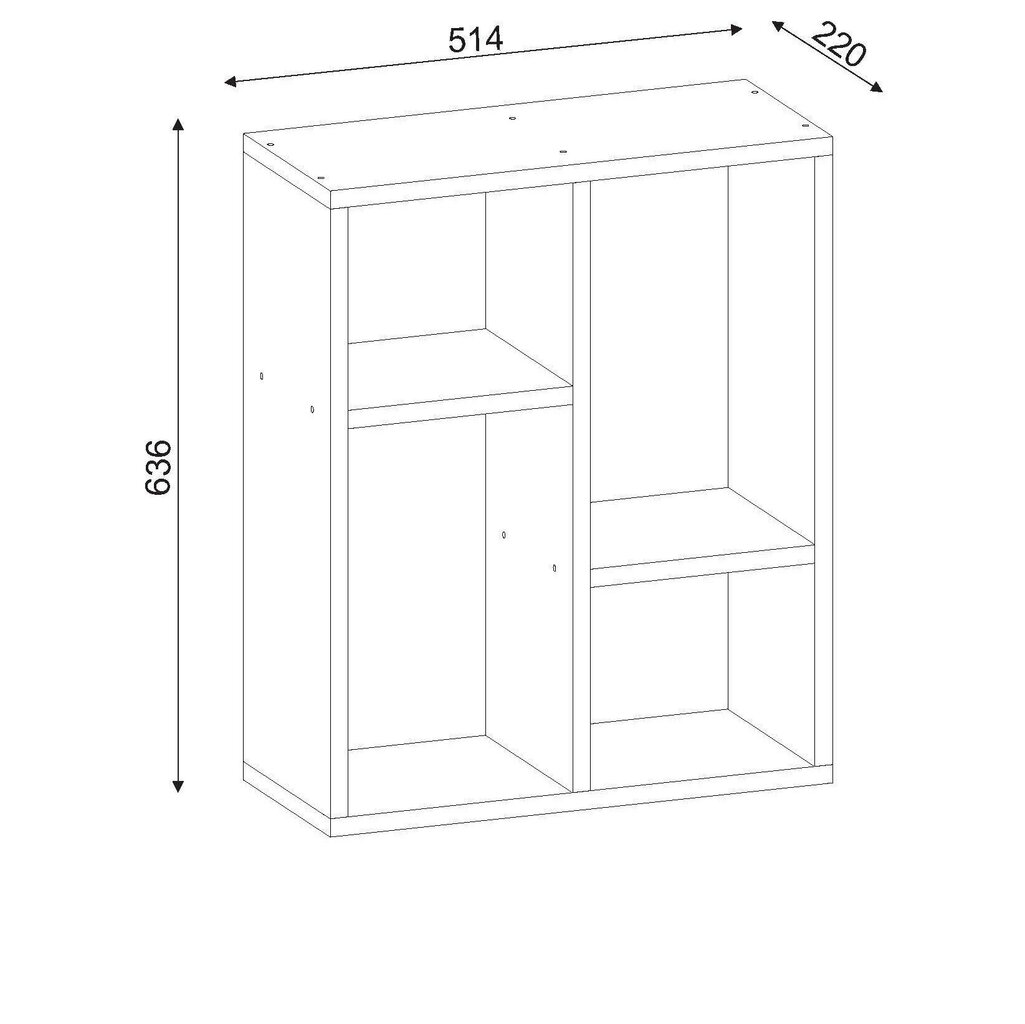 Kafijas galdiņš Kalune Design 731(III), balts цена и информация | Žurnālgaldiņi | 220.lv