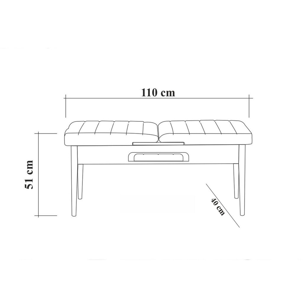 Sols Kalune Design 869(I), brūns/pelēks cena un informācija | Virtuves un ēdamistabas krēsli | 220.lv