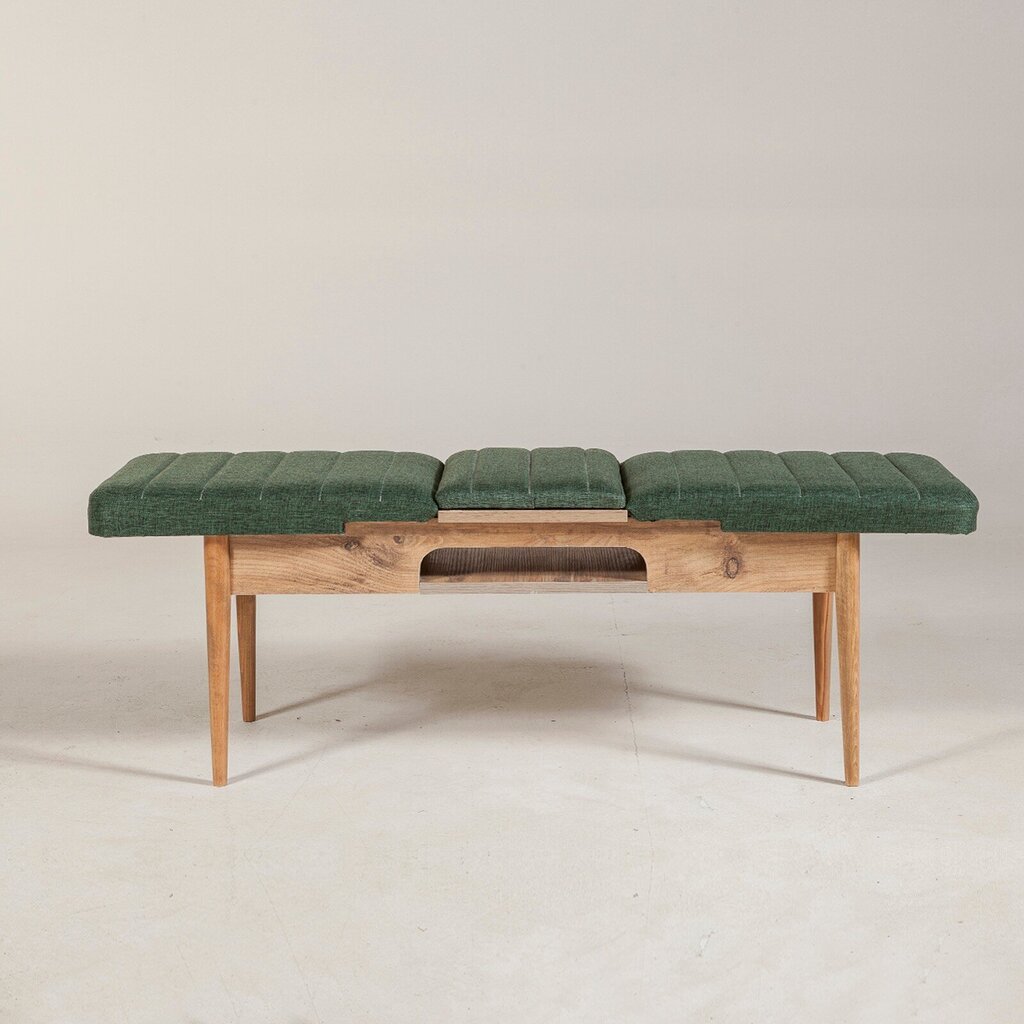 Sols Kalune Design 869(I), zaļš/smilškrāsa cena un informācija | Virtuves un ēdamistabas krēsli | 220.lv