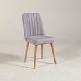Ēdamistabas krēsls Kalune Design 869, gaiši pelēks