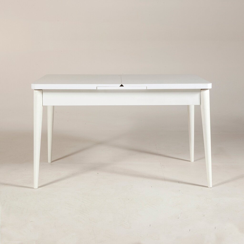Izvelkams galds Kalune Design 869, balts cena un informācija | Virtuves galdi, ēdamgaldi | 220.lv