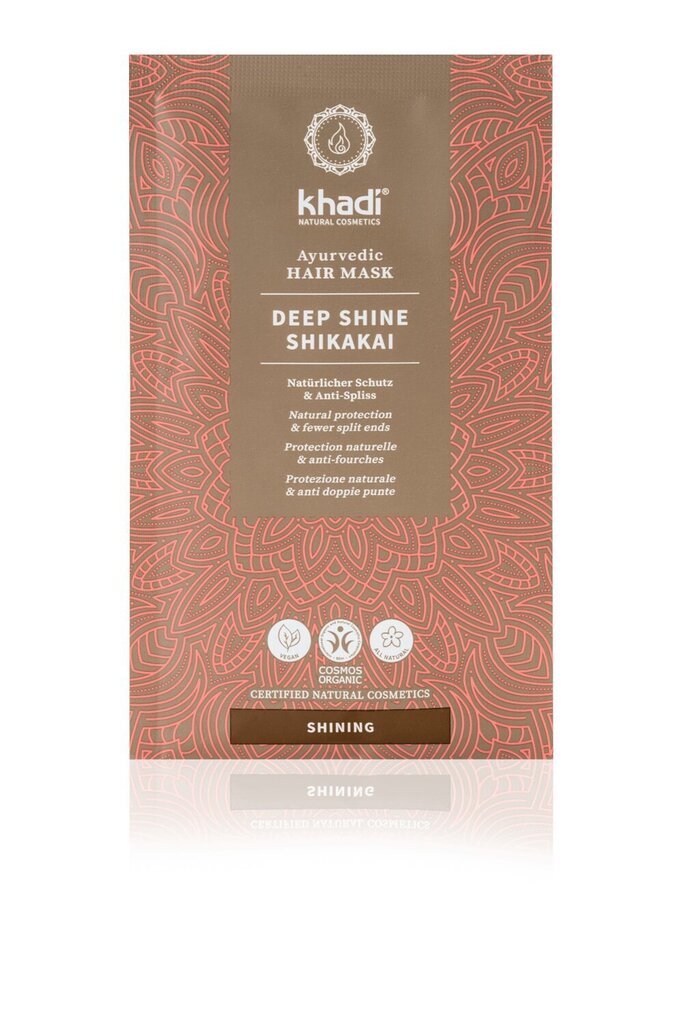 Ājurvēdas matu maska Khadi Deep Shine Shikakai, 50 g cena un informācija | Matu uzlabošanai | 220.lv