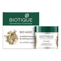 Dūņu maska sejai Biotique „Bio Mud Revitalizing Face Pack“, 75 g cena un informācija | Sejas maskas, acu maskas | 220.lv