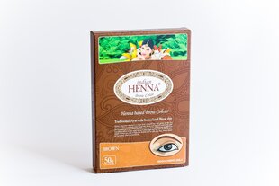 Henna краска для бровей Indian Henna Brow, коричневая, 50 г цена и информация | Карандаши, краска для бровей | 220.lv