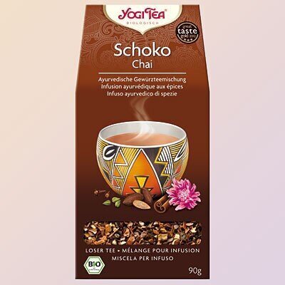 Ājurvēdas pikantā šokolādes tēja Yogi Tea, ekoloģiska, beramā, 90 g cena un informācija | Tēja | 220.lv