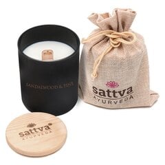 Aromātiskā svece Sandalwood Pince Sattva Ayurveda cena un informācija | Sveces un svečturi | 220.lv