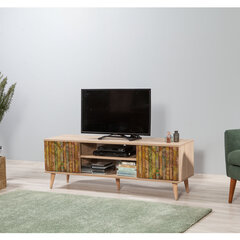 ТВ столик Kalune Design 863(I), дуб/желтый цена и информация | Тумбы под телевизор | 220.lv