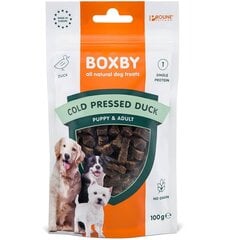 Boxby Cold Pressed Duck, gardums kucēniem un pieaugušiem suņiem bez graudaugiem (pīle), 100 g cena un informācija | Gardumi suņiem | 220.lv