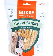 Boxby chew sticks with chicken, beef 325gr - палочки с курицей и говядиной  цена и информация | Лакомства для собак | 220.lv