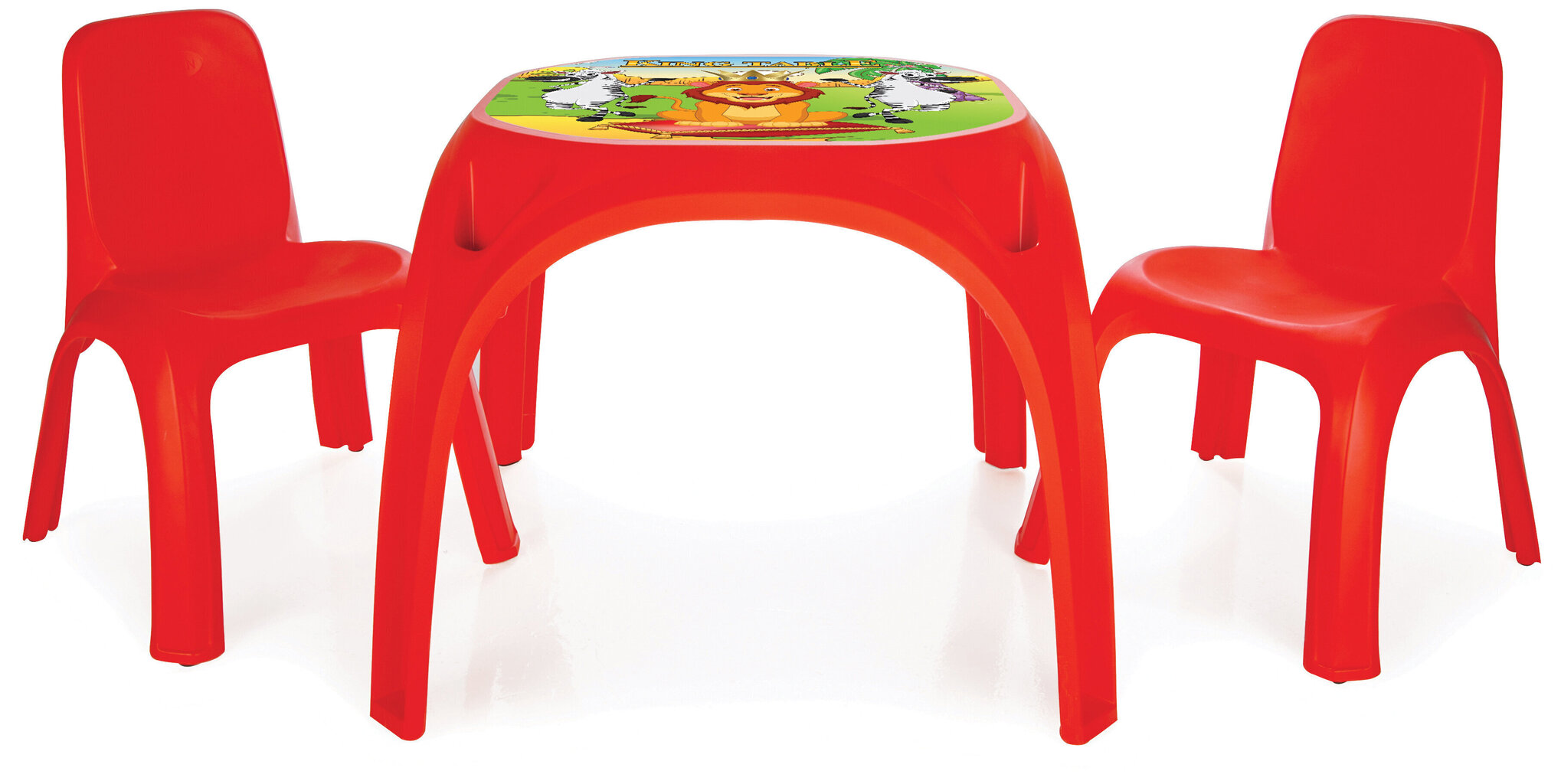 Bērnu galdiņš ar krēsliem Pilsan King, sarkans цена и информация | Bērnu krēsliņi un bērnu galdiņi | 220.lv
