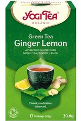 Зеленый пряный чай Yogi Tea Ginger Lemon, 17x1.7 г цена и информация | Чай | 220.lv