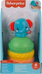 Пирамида со слоном Fisher Price, GWL66 цена и информация | Игрушки для малышей | 220.lv