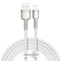 Кабель Baseus Cafule Series USB IP 2.4A 2м, белый CALJK-B02 цена и информация | Кабели для телефонов | 220.lv