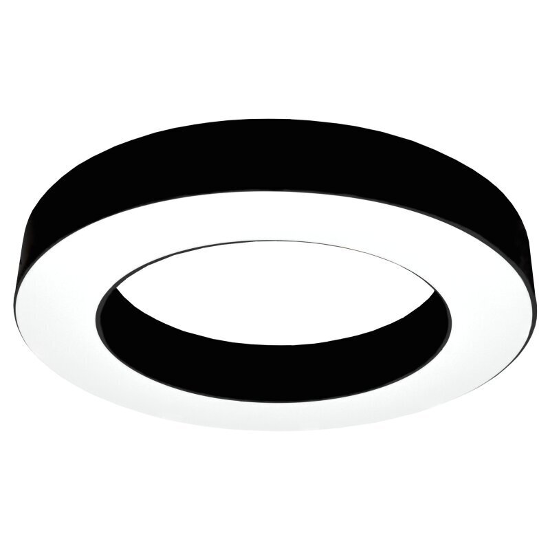 Apaļš LED gaismeklis "MEKA" 36W, melns cena un informācija | Griestu lampas | 220.lv