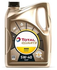 TOTAL Quartz 9000 ENERGY 5W-40, motoreļļa, 5L cena un informācija | Motoreļļas | 220.lv
