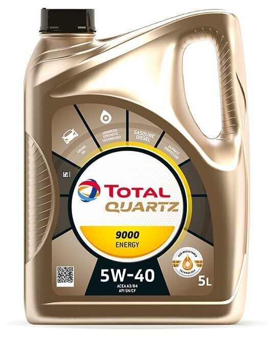 TOTAL Quartz 9000 ENERGY 5W-40, motoreļļa, 5L цена и информация | Motoreļļas | 220.lv