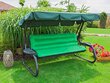 Spilvens šūpolēm Hobbygarden Ania 180 cm, zaļš цена и информация | Krēslu paliktņi | 220.lv