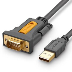 Кабель Адаптер Ugreen, USB - RS-232 (male), 1 м цена и информация | Кабели и провода | 220.lv