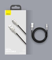 Кабель Baseus Cafule Series USB в Lightning 2.4A 2m, фиолетовый цена и информация | Кабели для телефонов | 220.lv