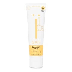 Naïf Baby & Kids Care saules aizsargājošs krēms bērniem SPF30 100ml cena un informācija | Bērnu kosmētika, līdzekļi jaunajām māmiņām | 220.lv