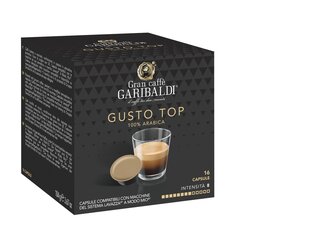 16 шт. Кофейные капсулы для Lavazza A Modo Mio, Gran caffe Garibaldi - Gusto Top цена и информация | Кофе, какао | 220.lv