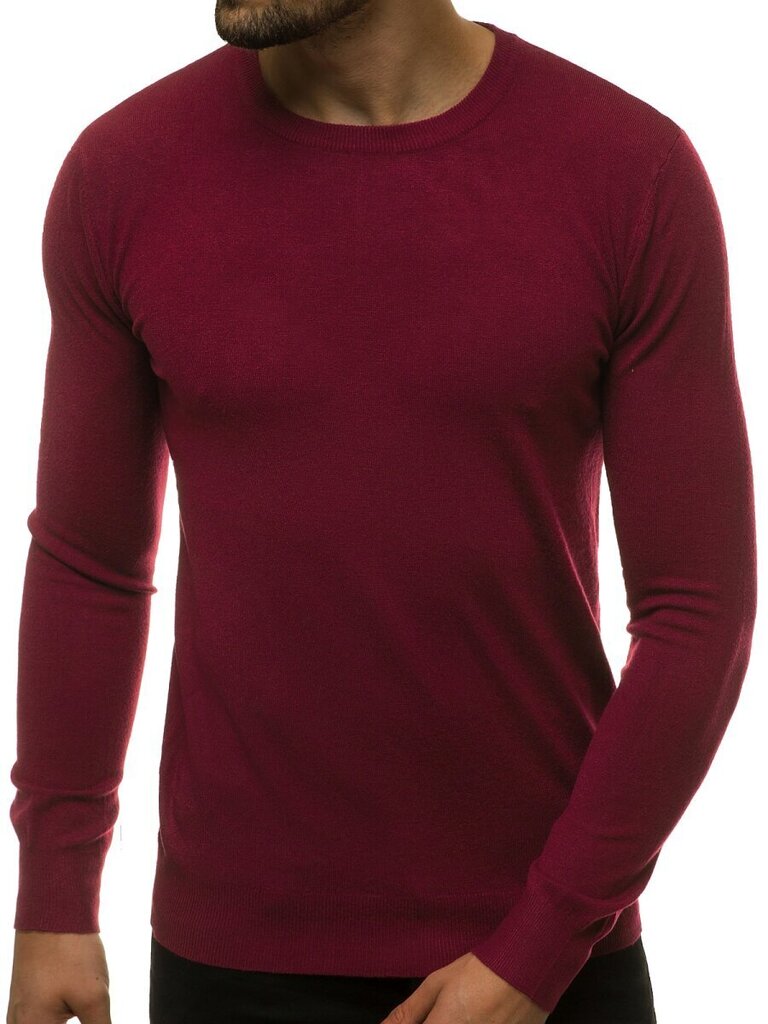 Sarkans vīriešu džemperis "Entoni" cena un informācija | Vīriešu džemperi | 220.lv