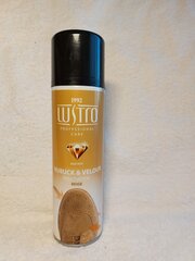 LUSTRO Nubuck & Velour Renovator - бежевый, 200 мл цена и информация | Для ухода за обувью и одеждой | 220.lv