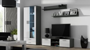 Vitrīna Cama Meble Soho S6 2D2S, pelēka/balta цена и информация | Витрины, серванты | 220.lv