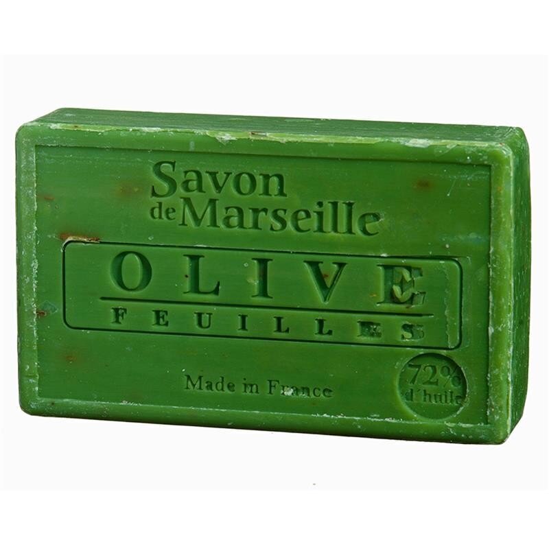 Dabīgās ziepes ar olīvu lapām Savon de Marseille Olive Leaves, 100 g cena un informācija | Ziepes | 220.lv