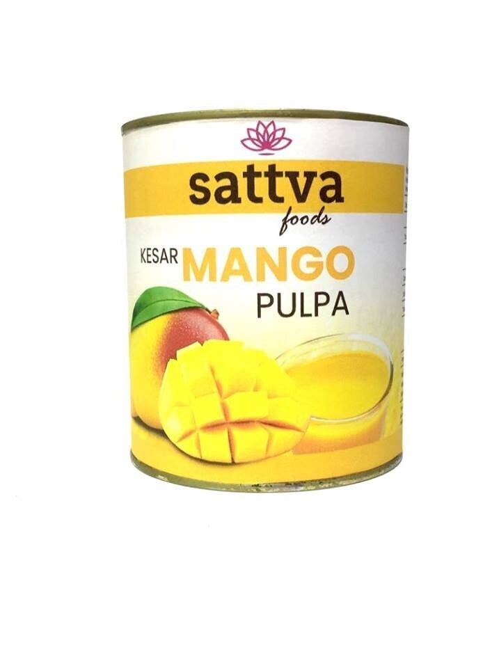 Konservētu mango biezenis Sattva, 850 g cena un informācija | Konservēti produkti | 220.lv