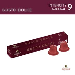 Кофейные капсулы Gran Caffe Garibaldi - Gusto Dolce, для кофемашин Nespresso®, 10 шт. цена и информация | Кофе, какао | 220.lv