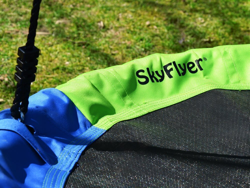 Šūpoles "SkyFlyer", 100 cm diametrā, krāsainas cena un informācija | Šūpoles | 220.lv