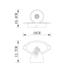 Sienas lampa G.LUX GM-077/1 cena un informācija | Sienas lampas | 220.lv