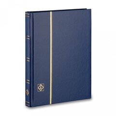 Mazformāta albums pastmarkām Leuchtturm BASIC LS 2/16, formāts A5, 32 melnas lapas, zils cena un informācija | Foto rāmji, foto albumi | 220.lv