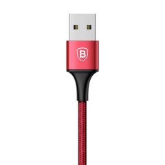 Kabelis Baseus USB Rapid 2In1 Lightning / Micro USB 3A 1.2 m, sarkans (CAML-SU09) цена и информация | Кабели для телефонов | 220.lv