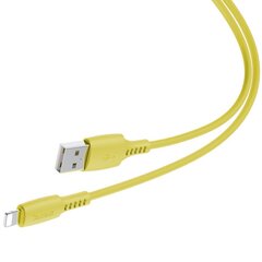 Uzlādes / datu pārsūtīšanas USB kabelis - Lightning Baseus Colorful 1.2 m, dzeltens cena un informācija | Savienotājkabeļi | 220.lv