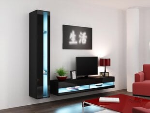 Секция Cama Meble Vigo New8, черная цена и информация | Секции | 220.lv