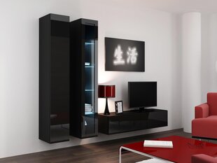 Секция Cama Meble Vigo10, черная цена и информация | Секции | 220.lv