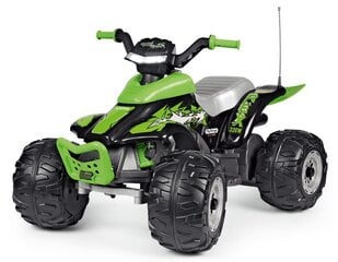 Одноместный детский электрический квадроцикл Peg Perego Corral T-Rex 330W 12V, зеленый цена и информация | Электромобили для детей | 220.lv