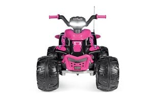 Vienvietīgs bērnu elektriskais kvadracikls Peg Perego Corral T-Rex 330W Pink 12V, rozā cena un informācija | Bērnu elektroauto | 220.lv