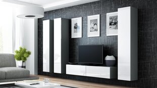 Секция Cama Meble Vigo14, серая/белая цена и информация | Секции | 220.lv