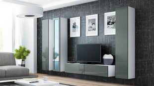 Секция Cama Meble Vigo15, белая/серая цена и информация | Секции | 220.lv