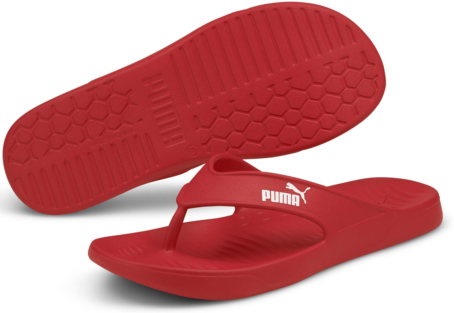 Puma iešļūcenes Agua Flip Poppy Red cena un informācija | Vīriešu iešļūcenes, čības, sandales | 220.lv