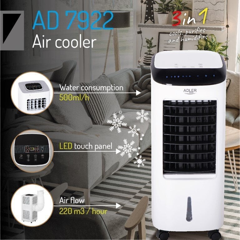 Daudzfunkcionāla ierīce Adler AD-7922 cena un informācija | Gaisa kondicionieri, siltumsūkņi, rekuperatori | 220.lv