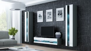 Секция Cama Meble Vigo New12, серая/белая цена и информация | Секции | 220.lv