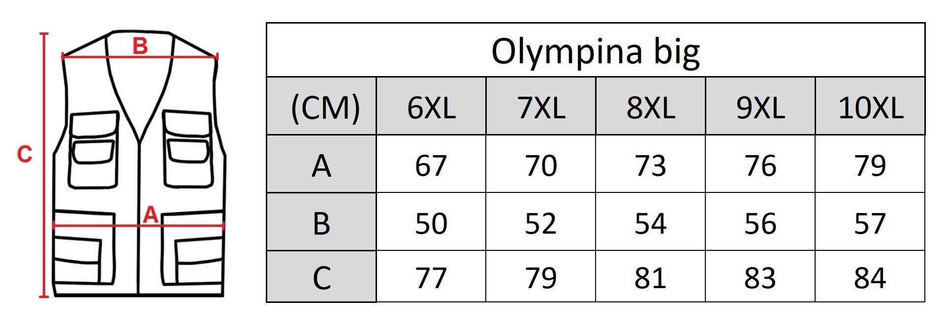 Vīriešu veste Olympina 2302-SX big, smilšu krāsas cena un informācija | Vīriešu vestes | 220.lv